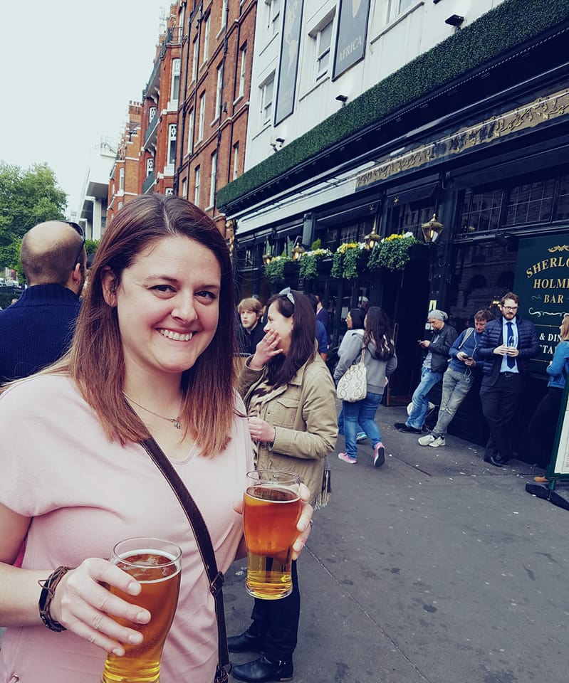 pints of beer at happy hour in London