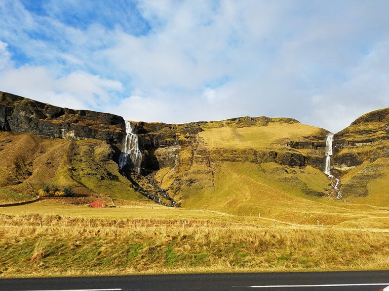Driving around Iceland during our road trip