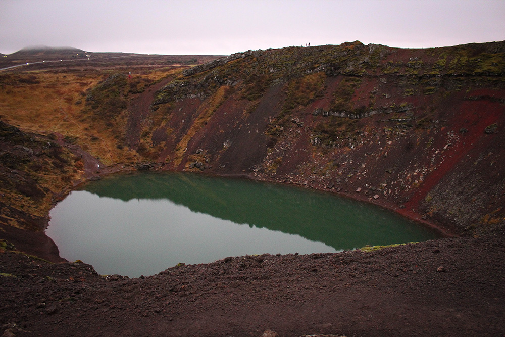 Kerid crater lake