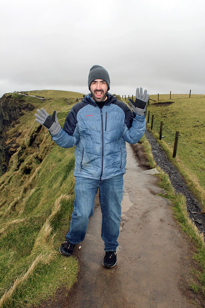 Mark at The Cliffs of Moher