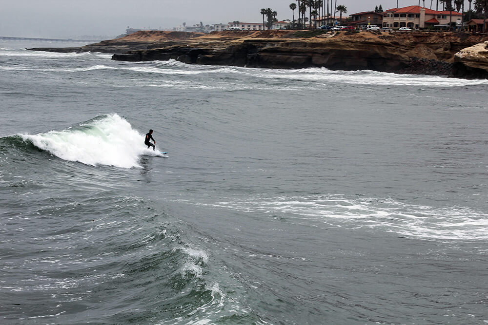 Surfer in San Diego