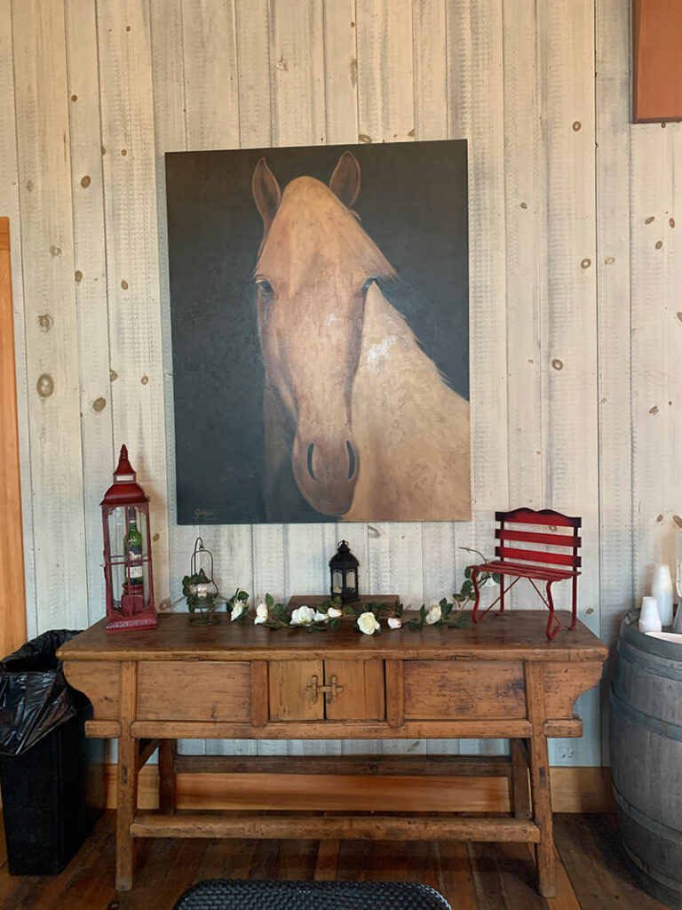 Inside White Horse Winery