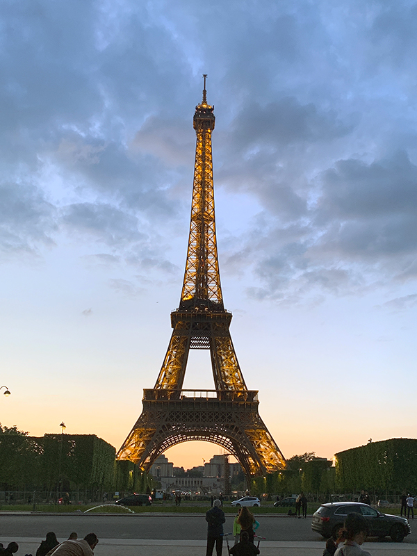 Eiffel Tower from Champ de Mars