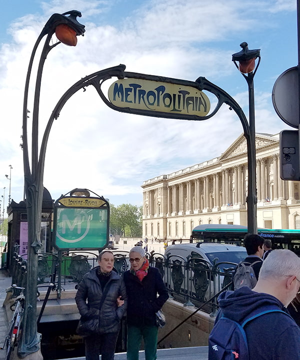 Paris Metro Station