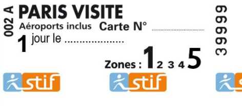 Paris Metro Ticket