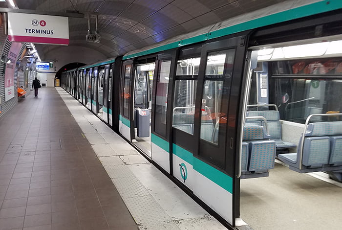 Paris Metro Train