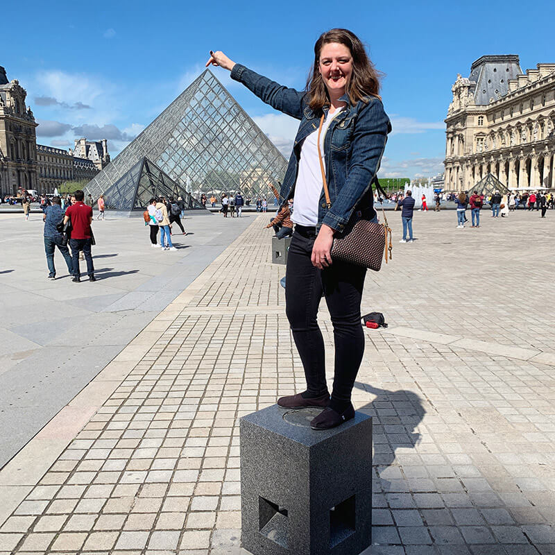 Being a tourist at The Louvre