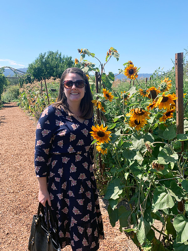 Garden at Frog's Leap Winery in Napa Valley