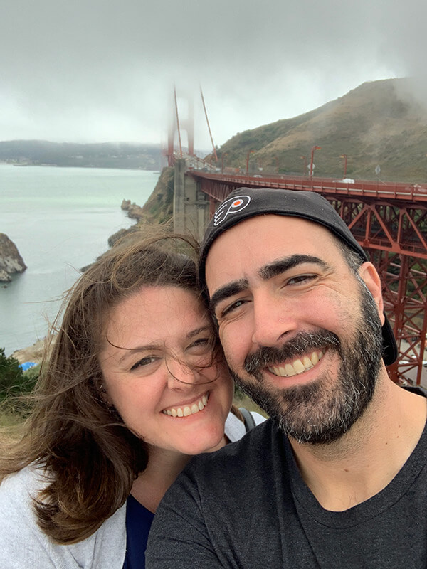 Walking the Golden Gate Bridge in San Francisco