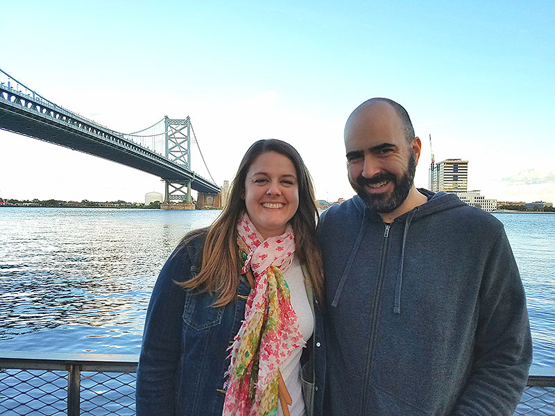 Barb and Mark at Cherry St. Pier Philadelphia