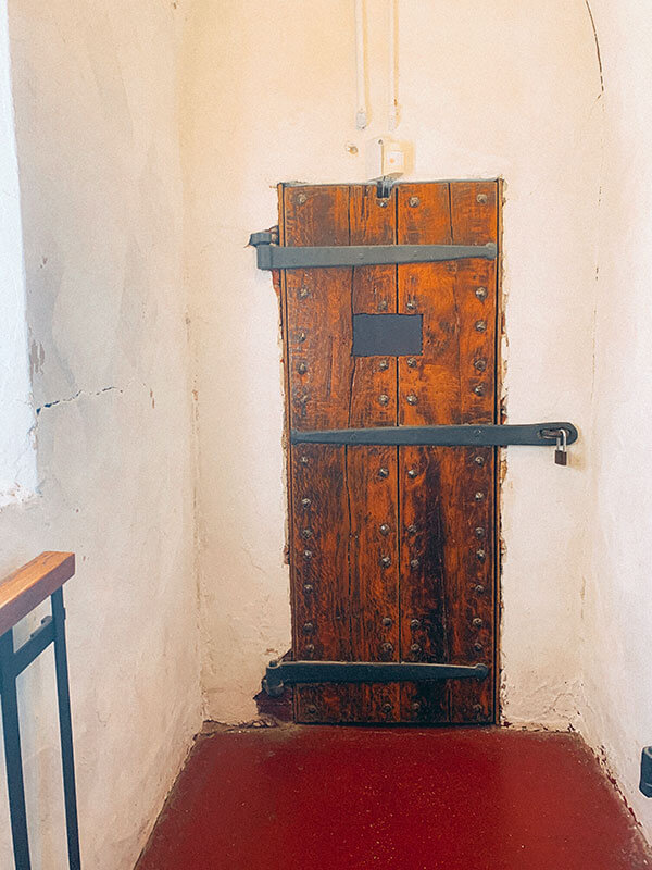 doors inside Burlington County Prison