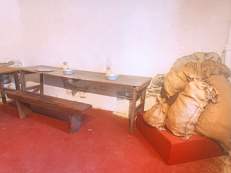 kitchen inside the Burlington County Prison