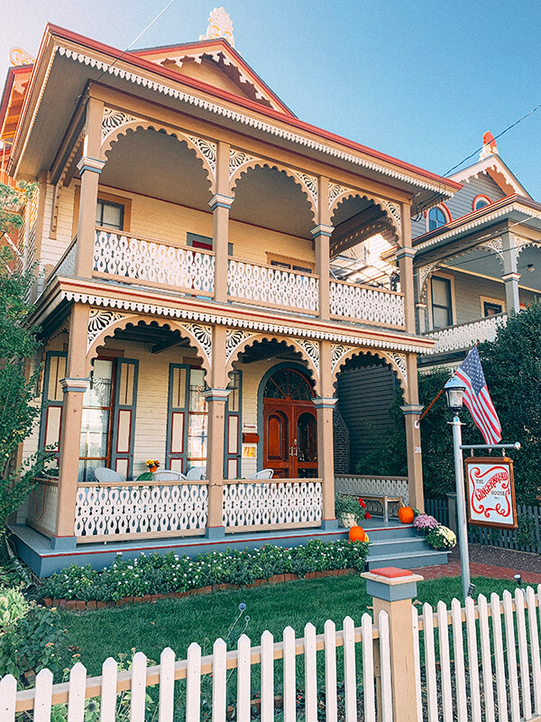 Cape May Victorian style homes