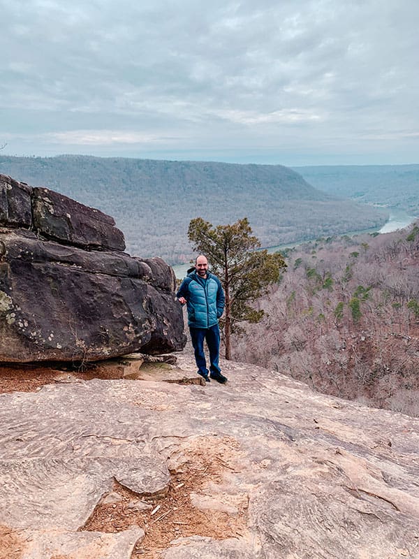 mark at Julia Falls overlook