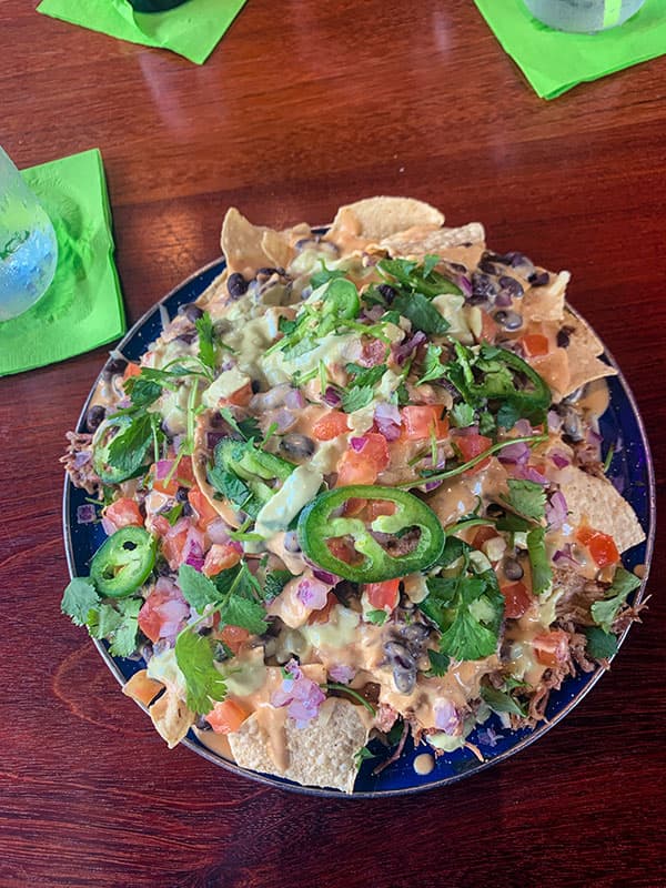 damn good nachos at the Rum House