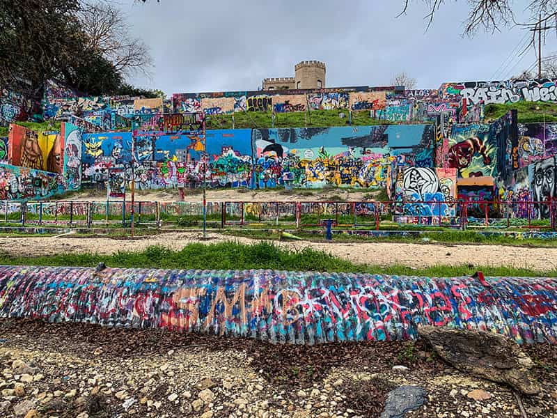 Graffiti Park Located in Austin, Texas