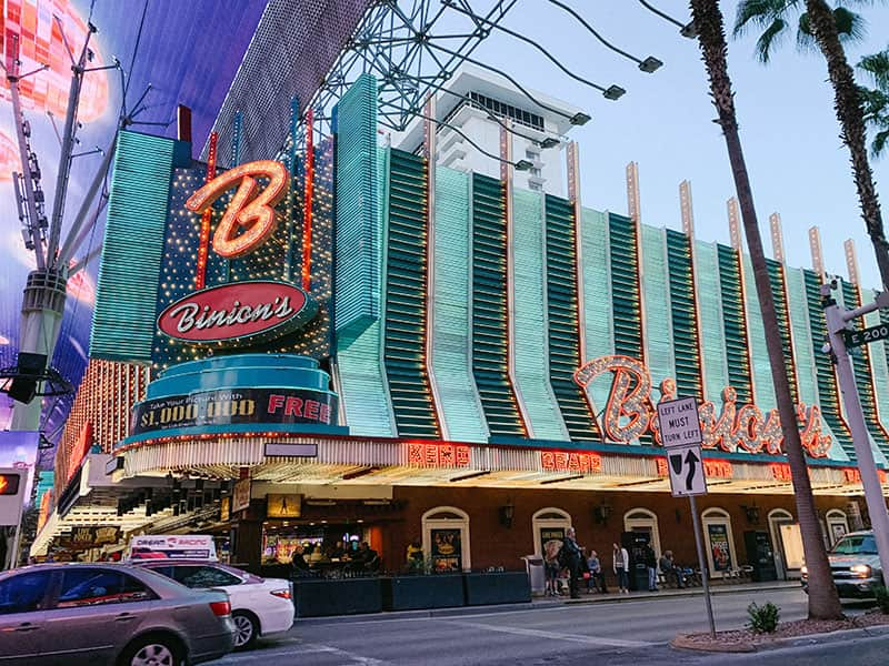 Binions Casino Freemont Street Las Vegas