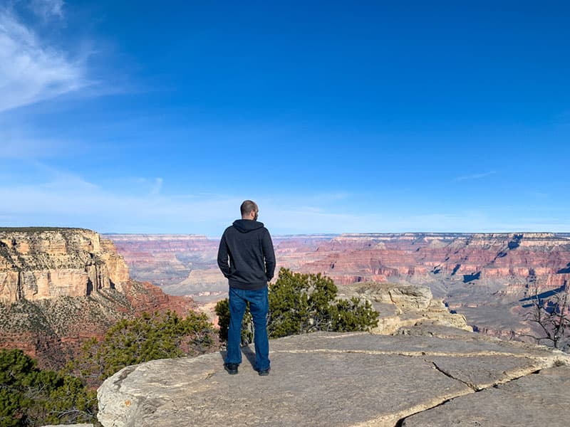 Mark at the Grand Canyon