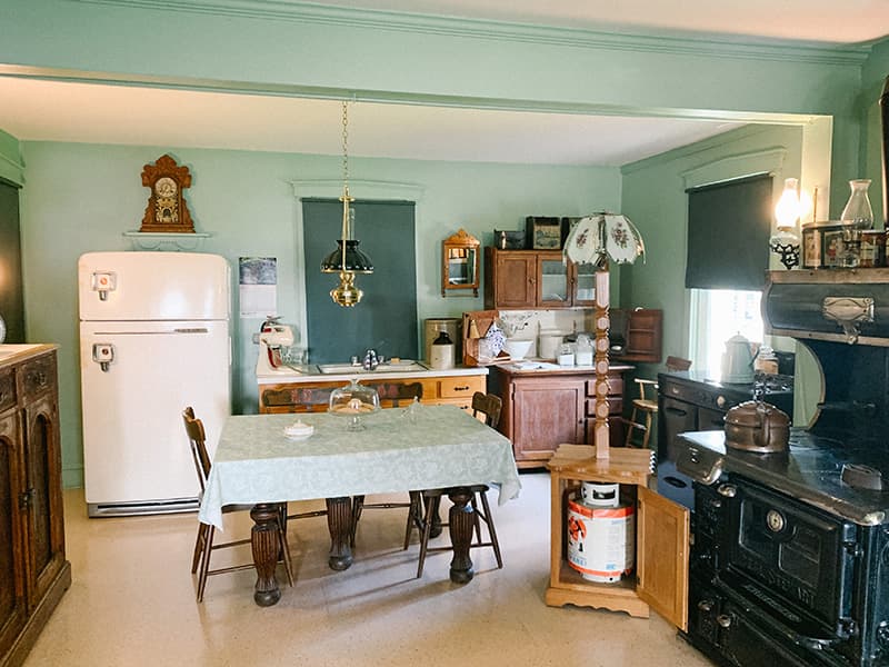 traditional Amish family kitchen from The Amish Village