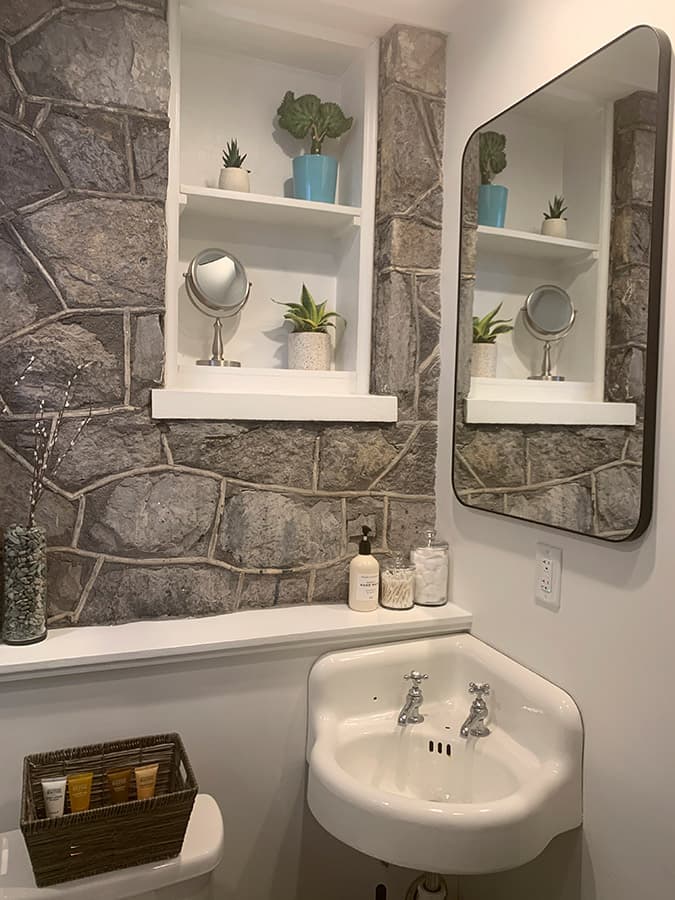bathroom in cool Winchester, VA Airbnb