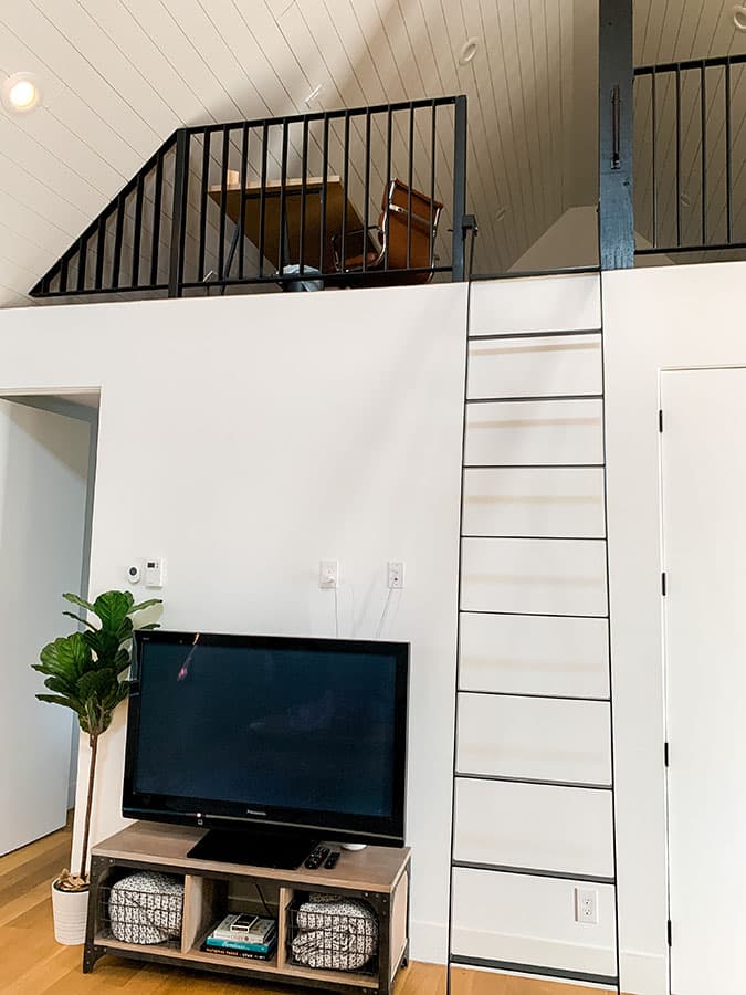 loft stairs Airbnb in Draper, UT