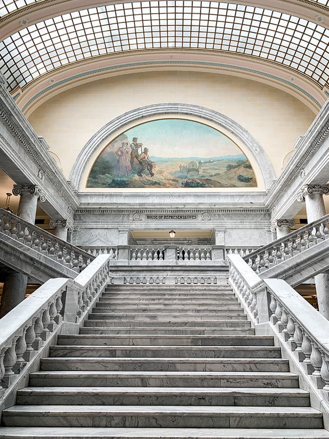 Utah state capitol Salt Lake City