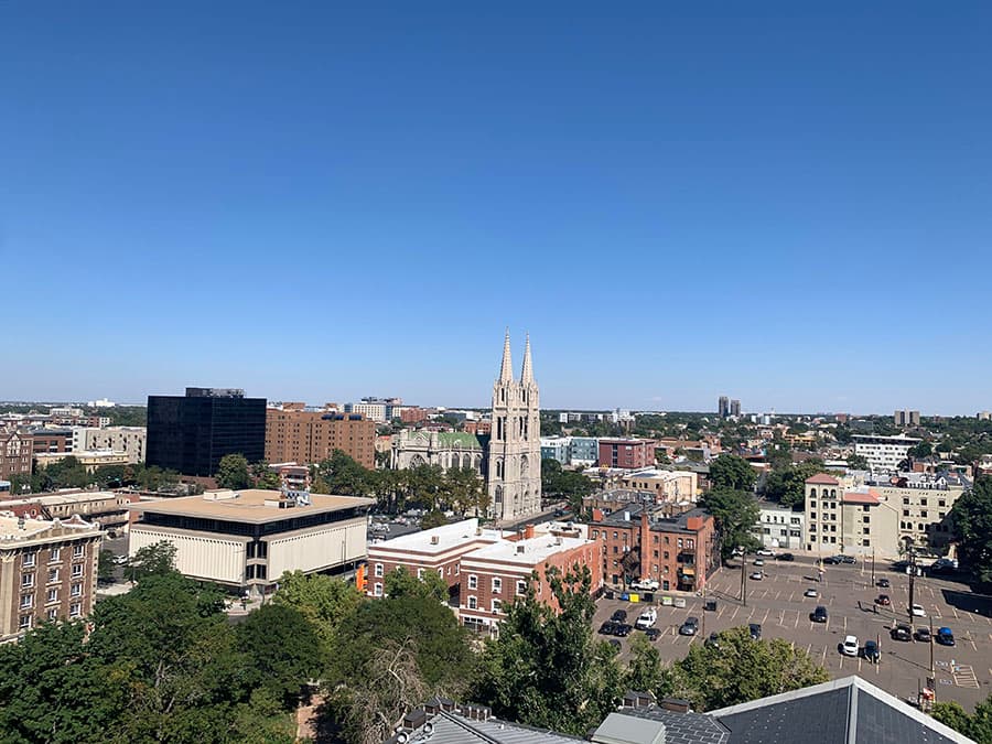 view of Denver from Capitol Building