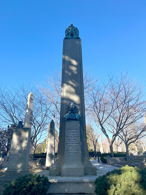 president John Tyler's grave