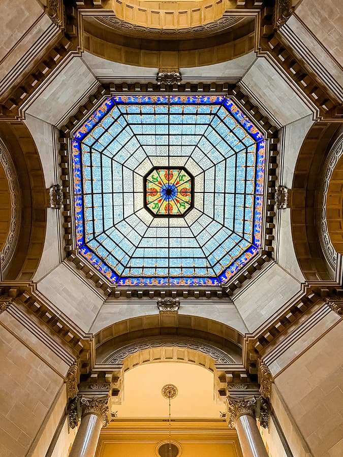 dome Indiana capitol