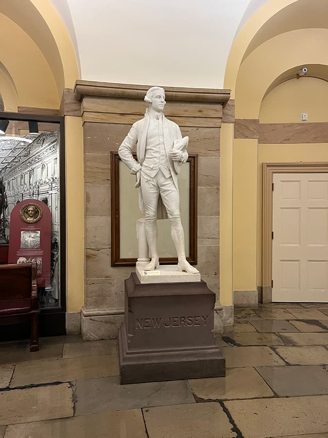 NJ statue US Capitol