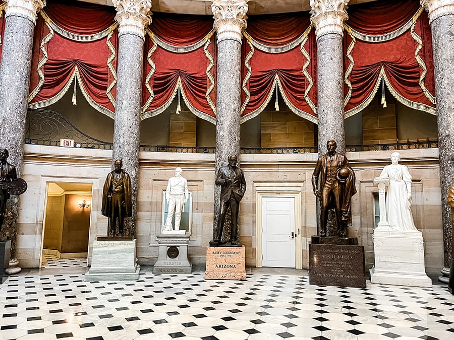 statue room US Capitol Building