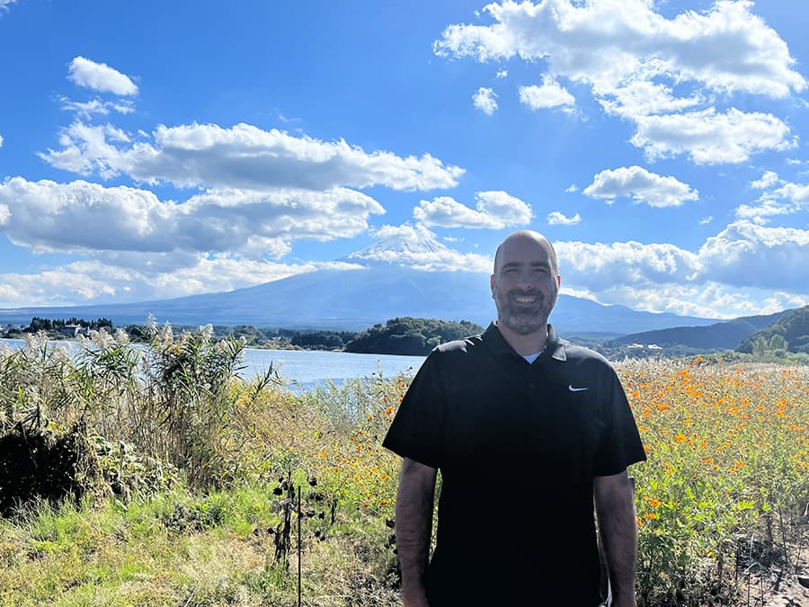 Mark at Mt. Fuji