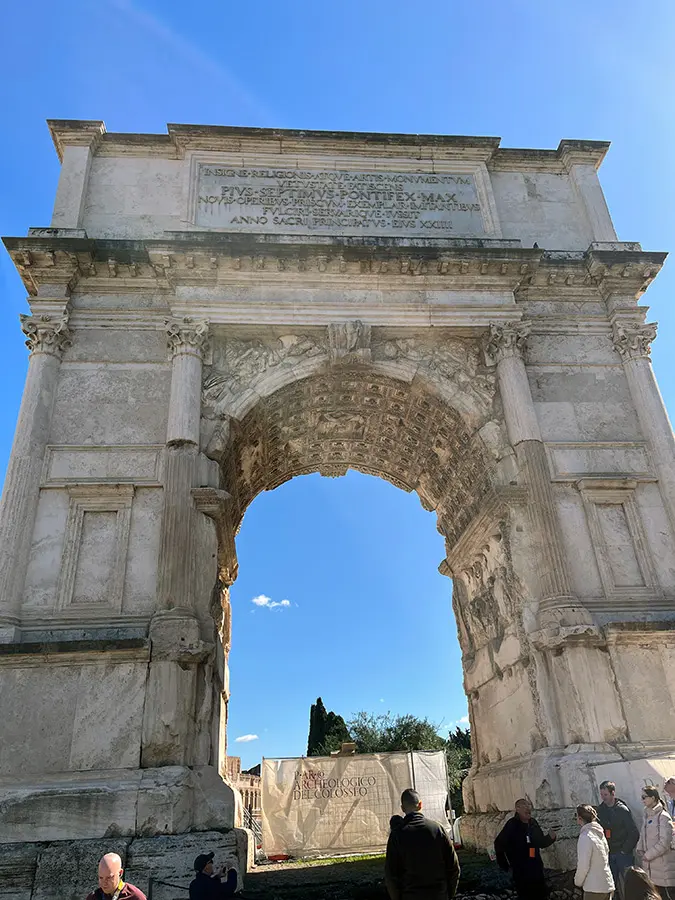 arch roman forum