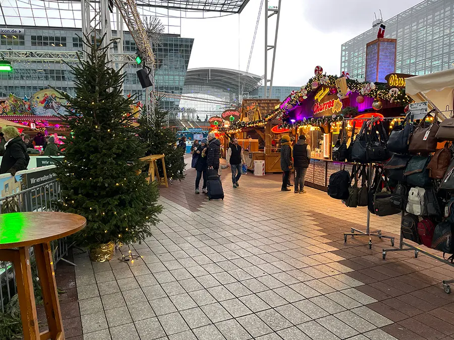 Munich airport christmas market