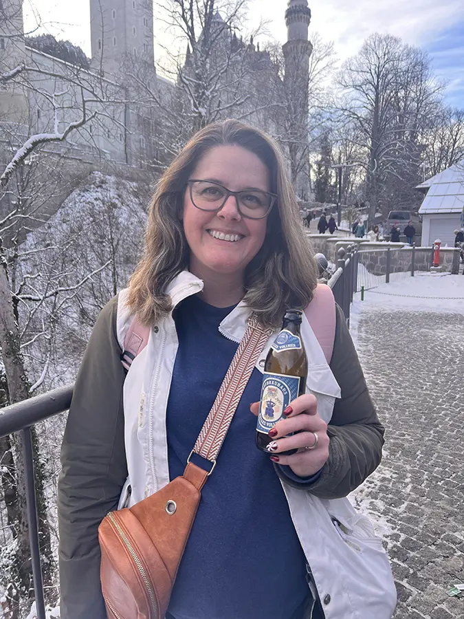 barb at Neuschwanstein