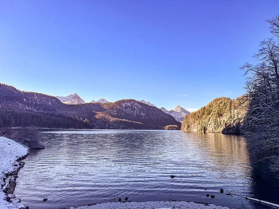 view of lake