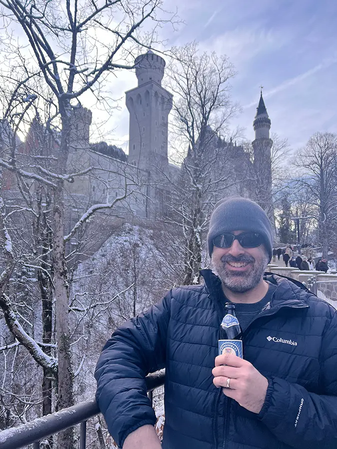 Mark at Neuschwanstein