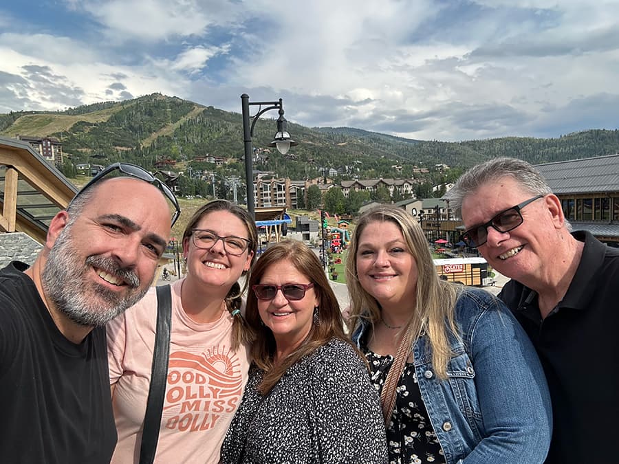 family photo Colorado